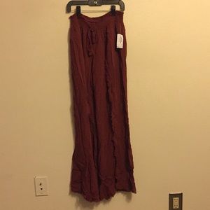Maroon lounge pants